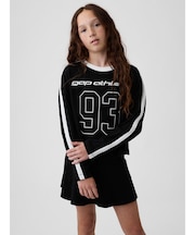 オーバーサイズ GAP Athleticロゴ Tシャツ (キッズ)