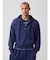VintageSoft Oversized Gap Logo Zip Hoodie
