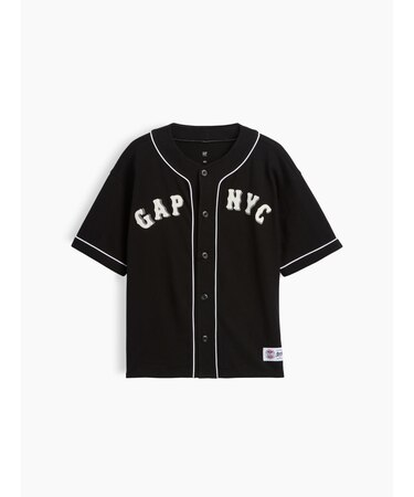デニム GAP NYCロゴ ベースボールジャージー (キッズ)
