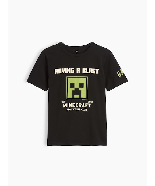 Gapkids マインクラフト グラフィックtシャツ