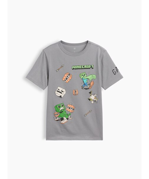 Gapkids マインクラフト グラフィックtシャツ