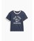 リラックスフィット New York グラフィック リンガーTシャツ (キッズ)