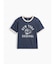 リラックスフィット New York グラフィック リンガーTシャツ (キッズ)