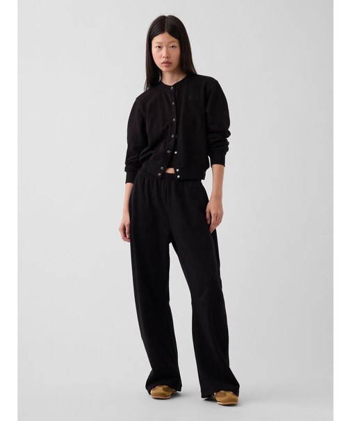 フレンチテリー GAP NYCロゴ ルーズフィット バレル スウェットパンツ