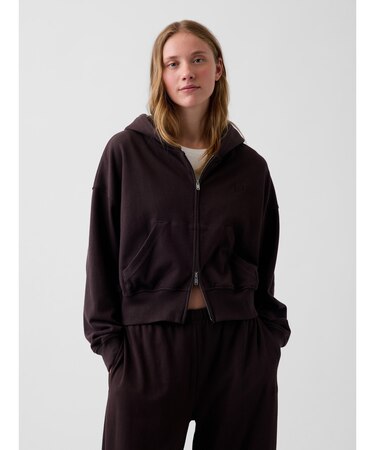 フレンチテリー GAP NYC オーバーサイズ ジップアップパーカー