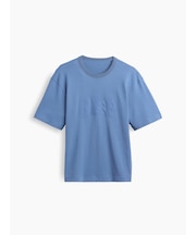 ヘビーウェイト リラックスフィット GAPロゴ クロップドTシャツ