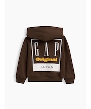 ヴィンテージソフト フレンチテリー GAPロゴ ジップアップパーカー (幼児・ベビー)