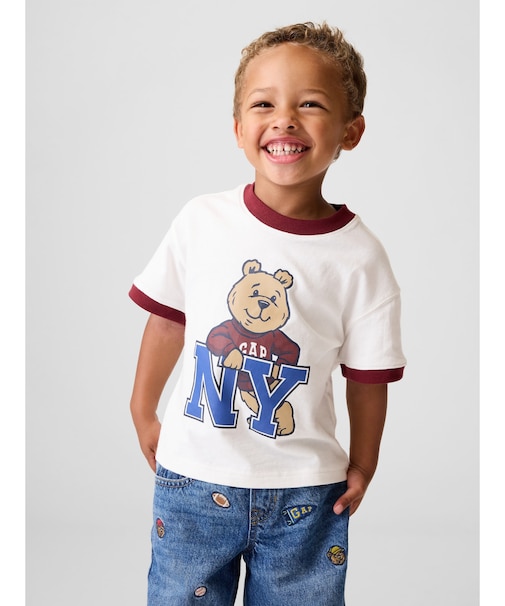 ブラナンベア グラフィック GAPロゴ リンガーTシャツ (幼児・ベビー)