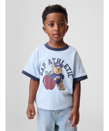 ブラナンベア グラフィック GAPロゴ リンガーTシャツ (幼児・ベビー)