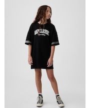 オーバーサイズ フレンチテリー Tシャツワンピース (キッズ)
