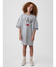 オーバーサイズ フレンチテリー Tシャツワンピース (キッズ)