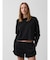 ニット オーバーサイズ クロップドTシャツ
