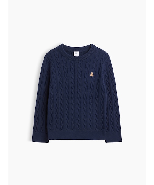 babyGap ブラナンベア ケーブルニット クルーネックセーター