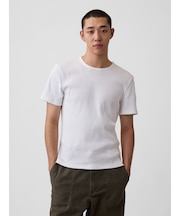 シュランケン リブTシャツ