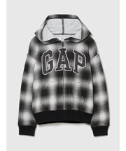 リラックスフィットフレンチテリー GAPロゴ ジップアップパーカー (キッズ)