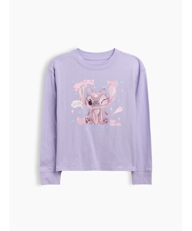 GapKids x ディズニー リロ・アンド・スティッチ オーバーサイズ グラフィックTシャツ