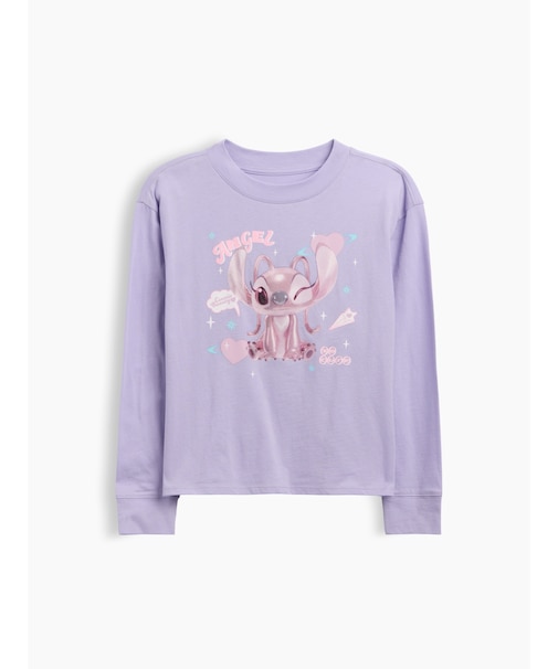 GapKids x ディズニー リロ・アンド・スティッチ オーバーサイズ グラフィックTシャツ