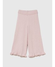CashSoft カシミヤタッチ ラッフルフリル ワイドパンツ