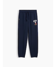 GapKids × ディズニー ミッキーマウス リラックスフィット GAPロゴ ジョガーパンツ