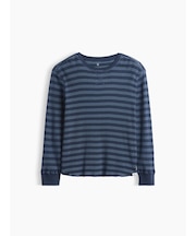 ワッフルニット クルーネックTシャツ (キッズ)