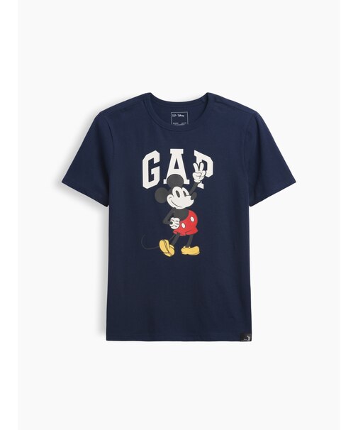 GapKids × ディズニー ミッキーマウス GAPロゴTシャツ