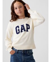 リラックスフィット GAPロゴ インターシャセーター (キッズ)