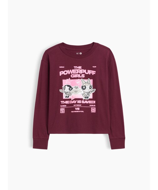 GapKids パワーパフガールズ リラックスフィット グラフィックTシャツ