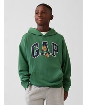 リラックスフィット GAPロゴ フレンチテリー パーカー (キッズ)