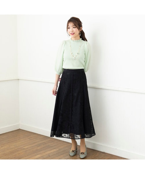 週末限定値下げ　ローズティアラ　フラワーマルシェフレアスカート 週末限定値下げ ローズティアラ フラワーマルシェフレアスカート