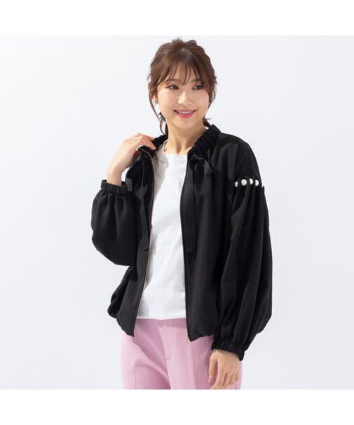 パールシアーブルゾン