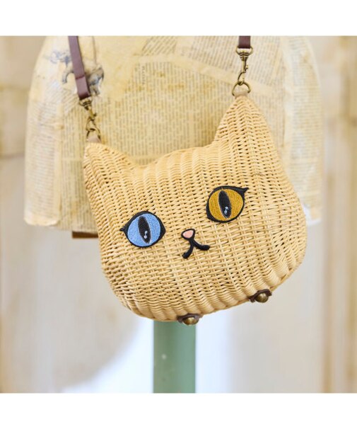 ネコかごバッグ/ポシェット