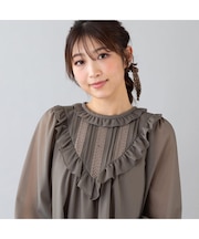 エアリーオーガンジーブラウス