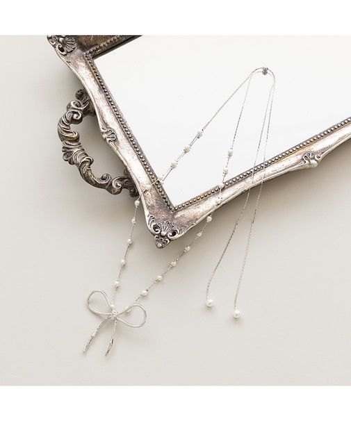 リボンネックレス