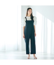 【大人百花掲載】ワイドシルエットサロペット