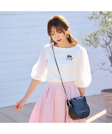 【22fabric】リボンコレクター/カットソー