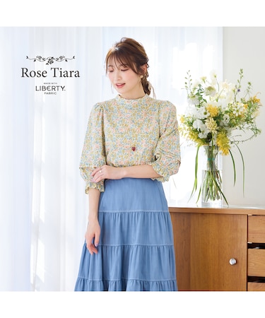 Rose Tiara with LIBERTY FABRICS/ブラウス