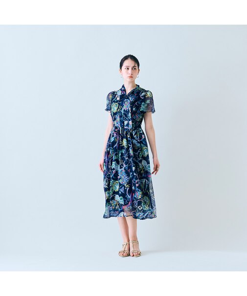 マリンPTリボンタイワンピース