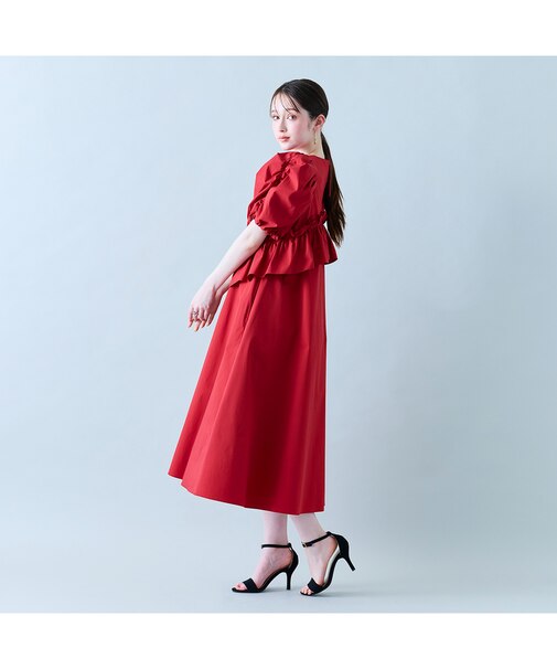 フリルヒップワンピ―ス