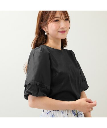 【大人気追加】【手洗いOK】ボリューム袖カットソー