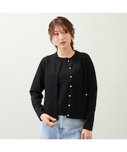 【ブローチ付き】アンサンブルニット
