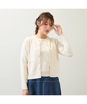 【ブローチ付き】アンサンブルニット