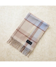 【WEB限定カラー有】【カシミヤブレンド/リバーシブル】チェックマフラー