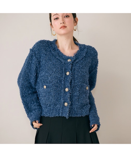 ツィーディニットカーディガン