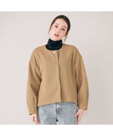 コクーンシルエットジャケット