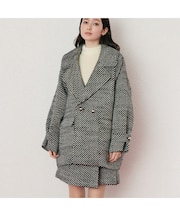 オーバーダブルコート/綾目