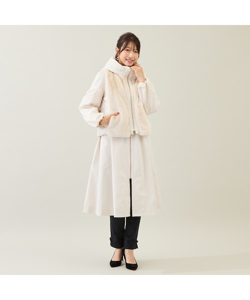 ローズティアラ　ダウンベスト 3WAY】ダウンベスト付きコート｜ローズティアラの通販｜&mall（アンド