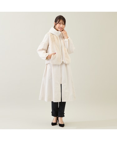 【3WAY】ダウンベスト付きコート