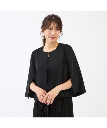 【接触冷感/シワになりにくい】ケープジャケット