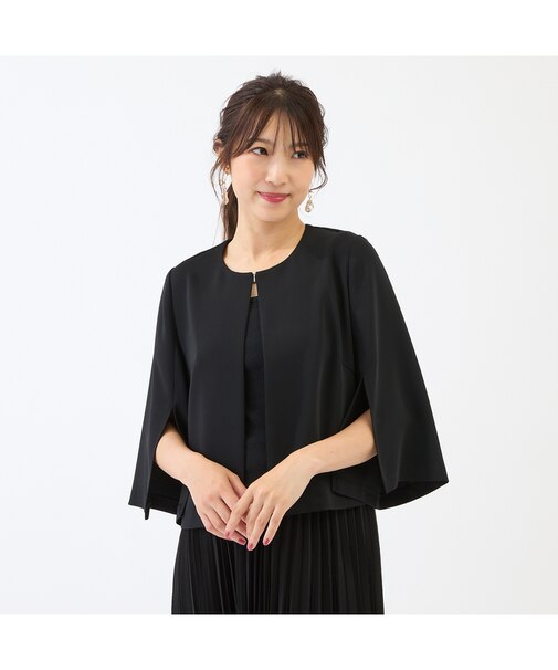 【接触冷感/シワになりにくい】ケープジャケット