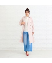 ギャザートレンチコート